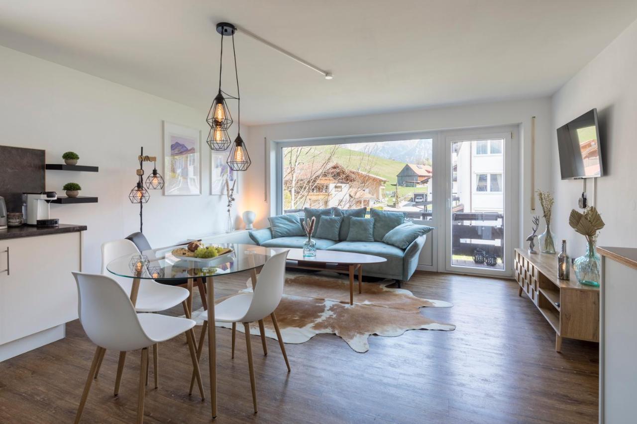 Design Apartment „Alpengluehen“ Nahe Breitachklamm 奥伯斯特多夫 外观 照片