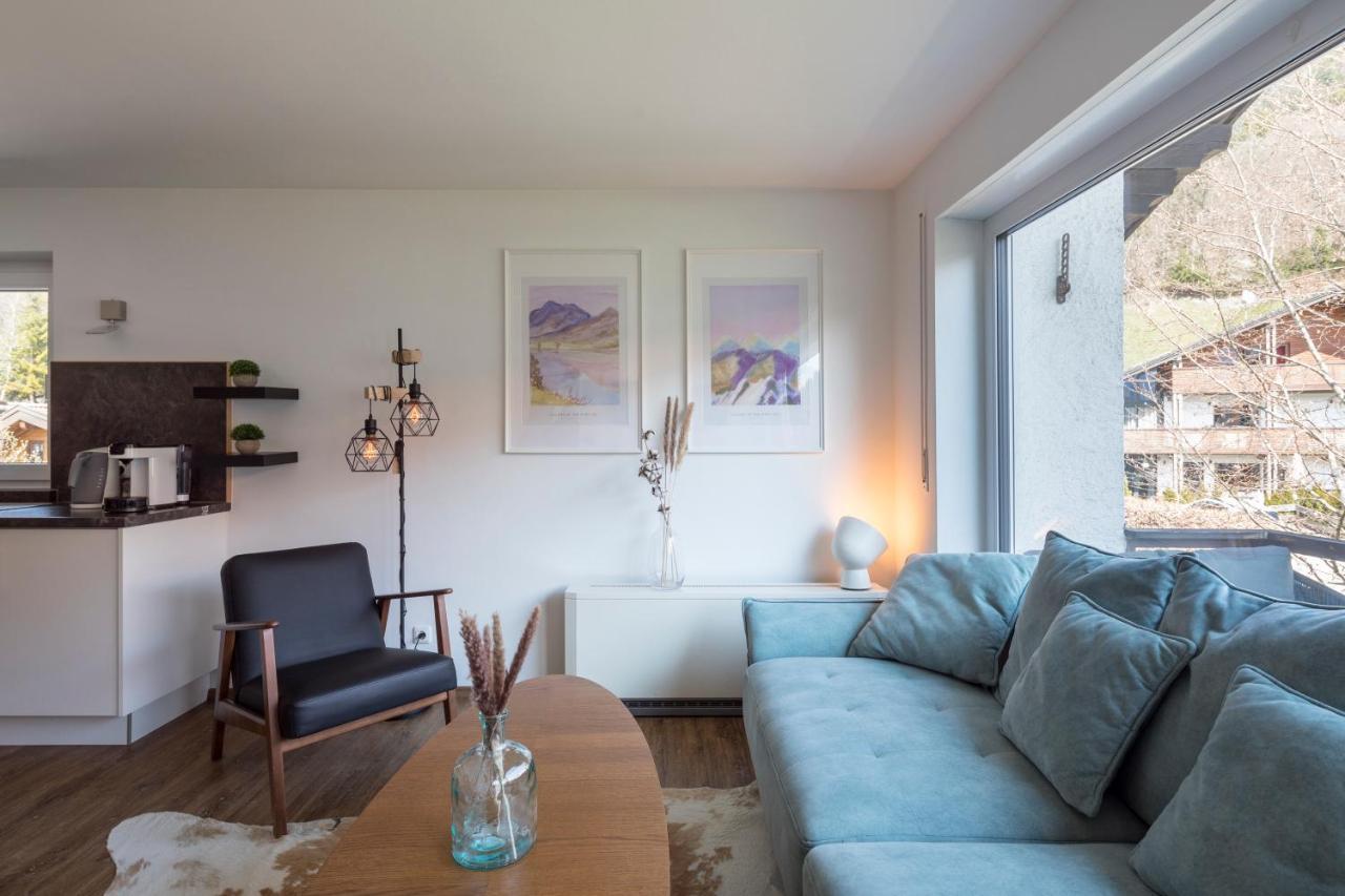 Design Apartment „Alpengluehen“ Nahe Breitachklamm 奥伯斯特多夫 外观 照片